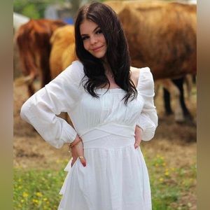 White dress , size small